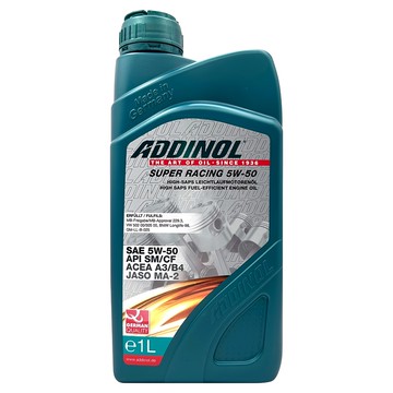 ADDINOL SUPER RACING 全合成賽車引擎機油  5w50  1瓶  1L