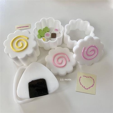 LILIMOLD獨家 魚板罐罐飯團罐罐 收納盒模具 滴膠模具 滴膠收納盒