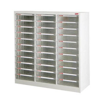 樹德SHUTER三排落地文件資料櫃/A4-333H