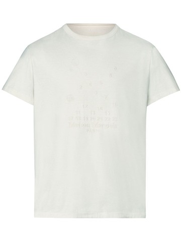 Maison Margiela - crew neck cotton T-shirt - men - Cotton - XXL - White