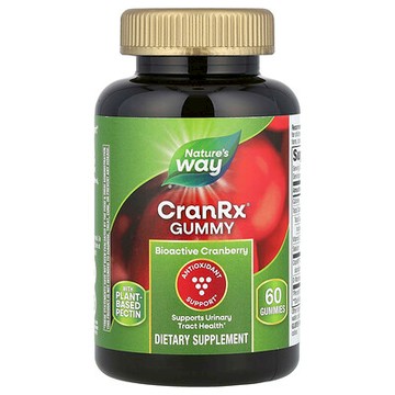 Nature's Way, CranRx® 軟糖，生物活性蔓越橘，60 粒軟糖