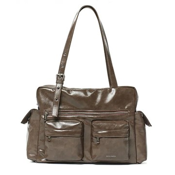 【SAMO ONDOH】Pocket Utility Bag L - vampire coffeemilk
