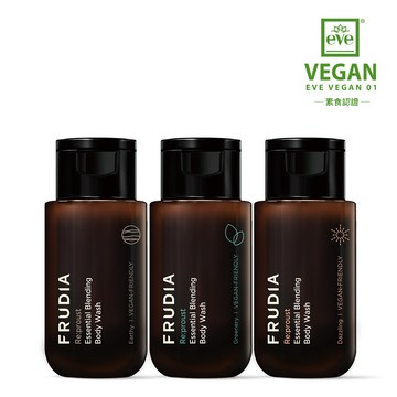 ‍【第2組再68折】FRUDIA 自然而然 植萃精油沐浴乳50ml (3入包套商品頁)