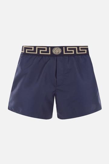 VERSACE Greca-detailed nylon swim shorts Man