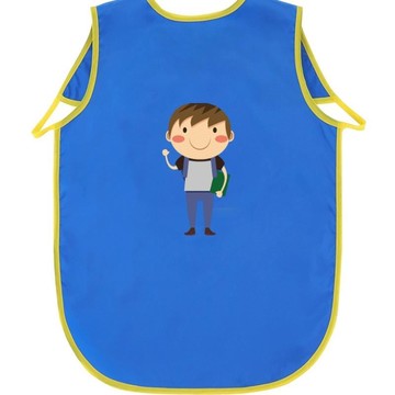 兒童寶寶吃飯罩衣嬰兒防臟圍兜男生圍布坎肩背心式男薄款炒菜夏季