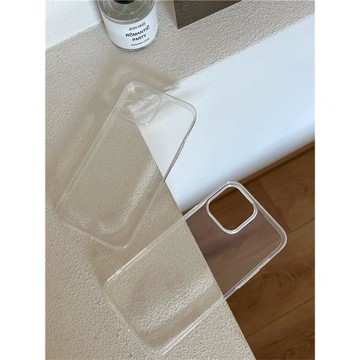簡約透明手機殼蘋果16防摔大孔保護套適用iPhone15pro軟全包13精孔薄男女