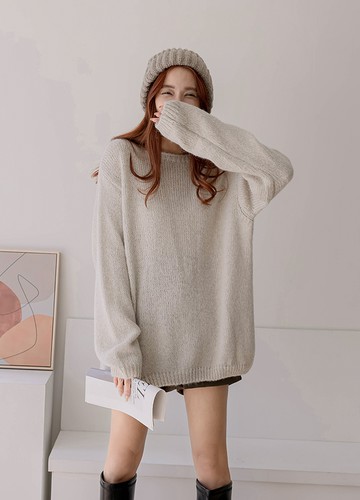 韓國色系鬆鬆毛衣