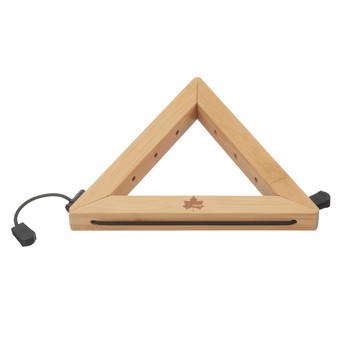 LOGOS 竹製三角鍋墊，展開尺寸約22x17.5x2cm，收納尺寸約20x6x4cm，重量約150g  1個