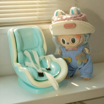 汽車香氛 車用擴香 夾式芳香車內香水 labubu一代二代三代適配汽車內飾香薰空調出風口可愛車載擺件掛件