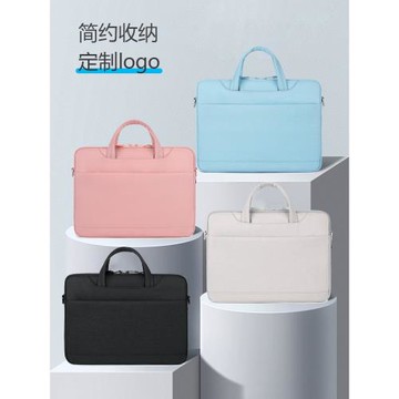跨境急采單肩手提電腦包男女適用于華為蘋果筆記本手提式便攜