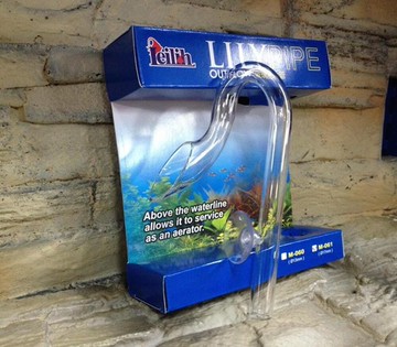 【西高地水族坊】台灣鐳力LE 玻璃出水管 17mm】高透明材質 媲美ADA