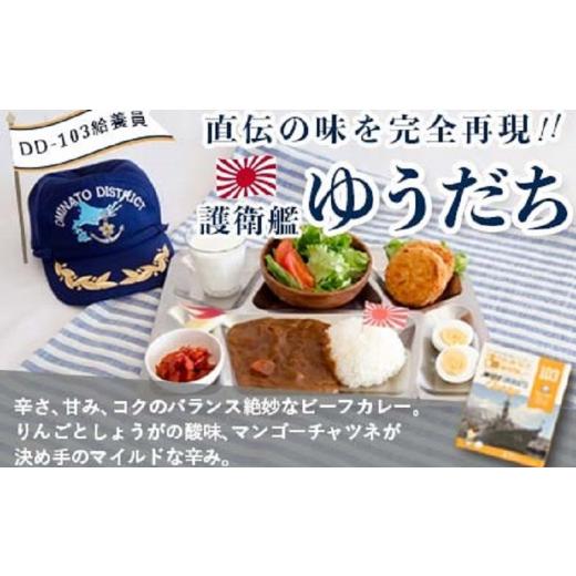 ふるさと納税 青森県 むつ市 大湊海自カレー「護衛艦ゆうだちカレー」レトルト　200g×4