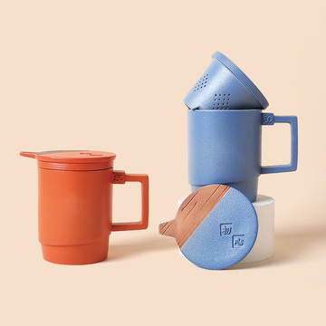 【節日禮物】陸寶 初心蓋杯 350ml 辦公室 泡茶杯