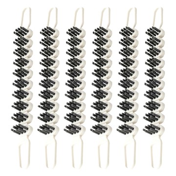 葉子小舖 縫隙衛浴硬毛刷  6支  白色