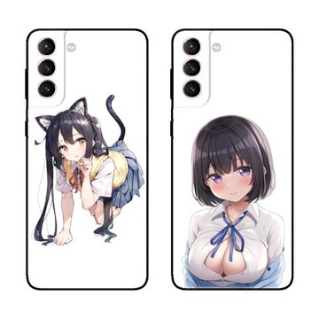 日系動漫性感呆萌童顏蘿莉適用三星S21/21+/21ultra/20/20+手機殼