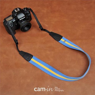 cam-in 棉織系列專業時尚相機背帶 通用接口 cam8060