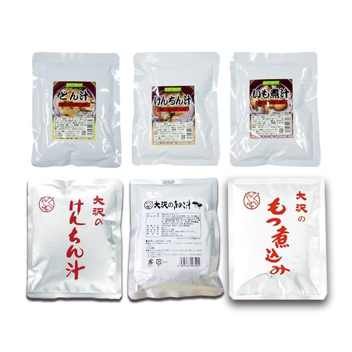 レトルト おかず 惣菜　あったか具沢山汁6種12食みそ汁セット　（豚汁、けんちん汁、いも煮汁、きのこ汁、もつ煮込み）