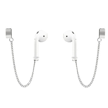 耳機防丟鍊 【蘋果耳機專用】airpods保護殼2代三代蘋果耳機保護殼耳機鍊無線耳機防丟鍊耳夾無耳洞防掉鍊防丟神器 【CM8776】