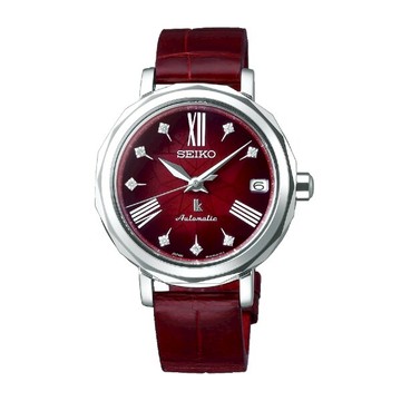 seiko SK037 精工錶 SK037 6R35-00N0R(SPB135J1) Lukia 銀座25周年紀念女錶 / 紅面 34.8mm｜樂天全館特惠中★指定刷卡回饋10%