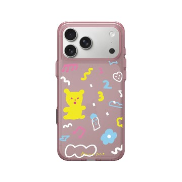 iPhone 17 Pro Max Clear (相機按鈕) 晶醺玫 - MacaronToe 馬卡龍腳趾 - 小熊軟糖派對 Gummy Party