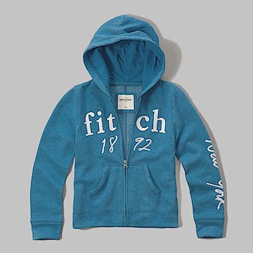 *最低價* AF a&f Abercrombie & Fitch 外套 藍色 0521