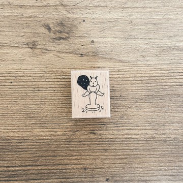 蓋蓋印章 /櫸木印章