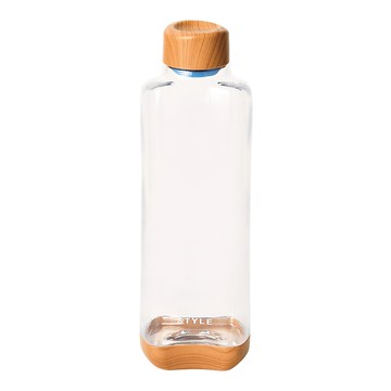 PEARL LIFE 珍珠金屬 隨身水瓶 附刻度  透明色  500ml  1個