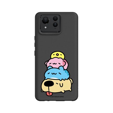 Zenfone 11 Ultra SolidSuit 黑 - 貓貓蟲咖波 Bugcat Capoo - 咖波好朋友趴趴睡