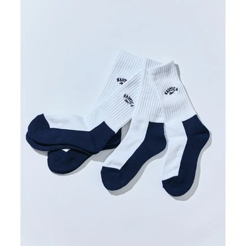 【日貨代購CITY】2025AW NAUTICA Reebok Embroidered Ribbed Socks 襪子