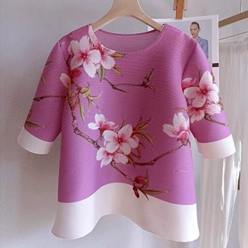 [KEITH-WILL]三宅風格2D熱情印花上衣