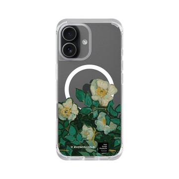 iPhone 17 ClearX (MagSafe 兼容) 晶透白 - Van Gogh Museum - 野玫瑰
