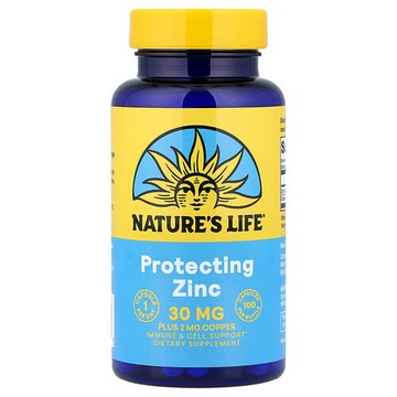 Nature's Life, 保護鋅，100 粒膠囊