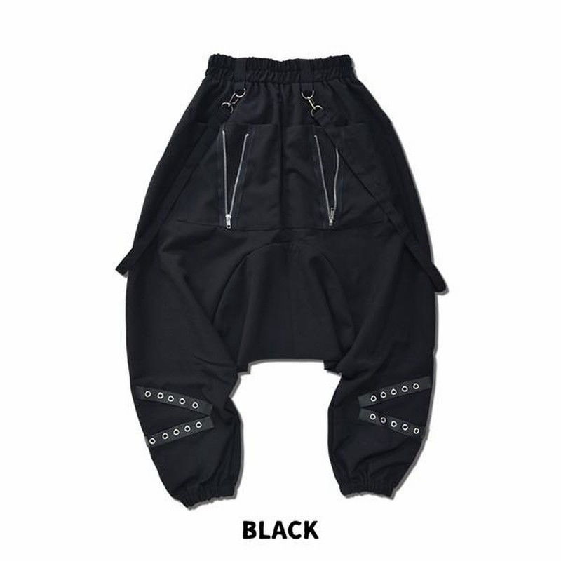 TRAVAS TOKYO ボンテージデザインチェックパンツ ブラック TRAVAS