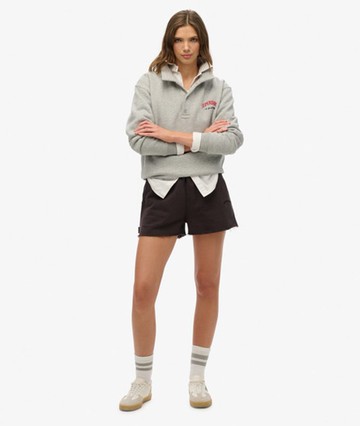 Superdry Women's Essential Logo Garment Dye Shorts Black Size: 8