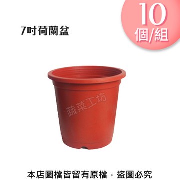7吋荷蘭盆(栽培盆)10個/組