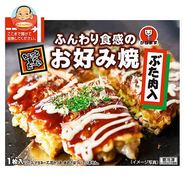 送料無料  かねます お好み焼 ぶた肉入 1食×30袋入