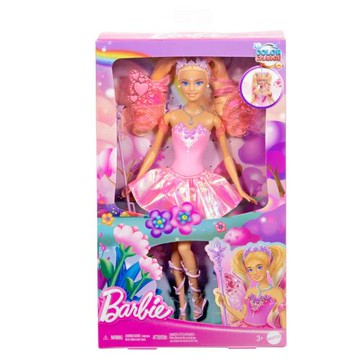MATTEL 芭比變色粉紅仙子