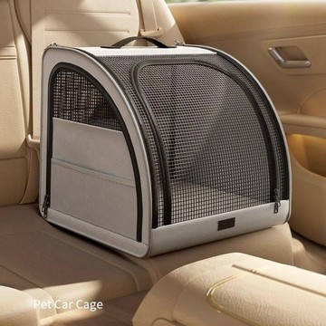 OSLE 加大號可折疊 寵物車載籠