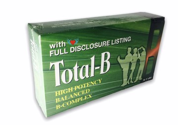 【公司貨】Total-B 可福達錠 30錠/盒 食品 高單位B群