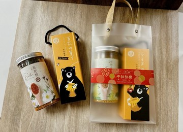 【中秋節禮盒】熊好蜜或蜂花粉系列_2入紅色橫式腰封