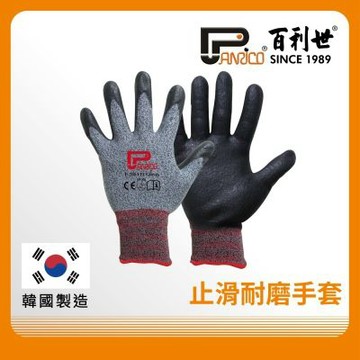 百利世 Panrico 手套 加厚型止滑耐磨/FIT/灰(XL) J GF001(XL)MG J-GF001(XL)MG