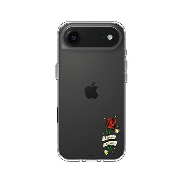 iPhone Air Clear Case（相機按鈕） 透明 - Frida Kahlo - 卡蘿的玫瑰