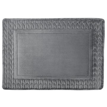 3D編織記憶綿浴墊<霧灰色>