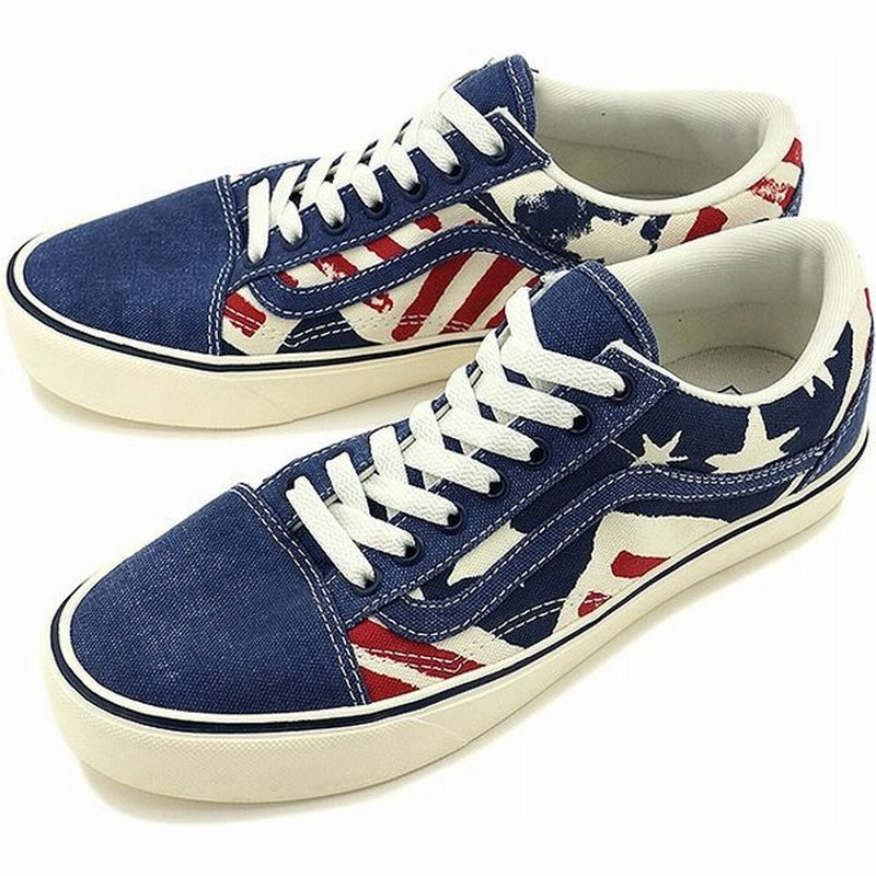 Vans バンズ スニーカー メンズ レディース オールドスクール ライト Reissueblue Red Vn0004o6iui Ss16 通販 Lineポイント最大0 5 Get Lineショッピング