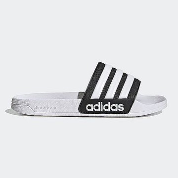 adidas 拖鞋 男鞋 女鞋 運動 ADILETTE SHOWER 白黑 GZ3773