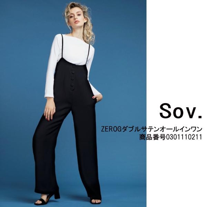 期間限定10％OFF 0301110211 Sov. / ZEROGダブルサテンオールインワン