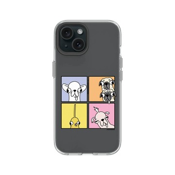 iPhone 15 Clear 透明 - Godgwawa 變種吉娃娃 - 頂吉四格