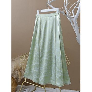 2025新款春夏a字顯瘦半身裙改良古風日常上班穿馬面裙新中式高腰