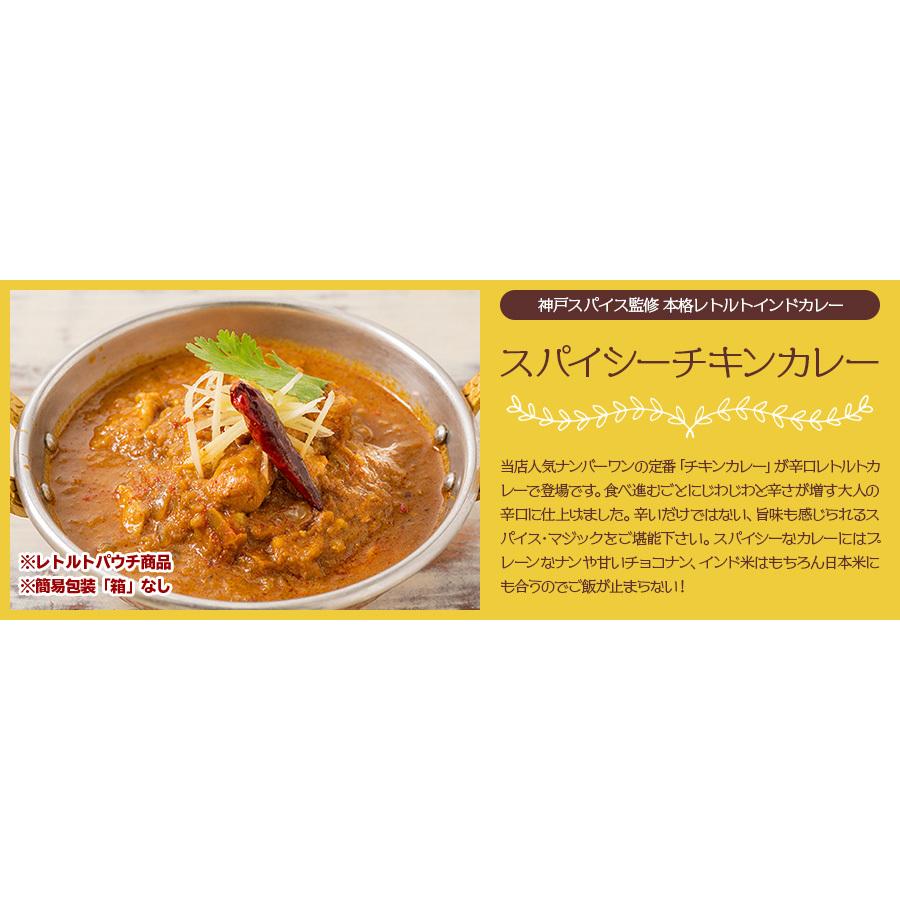 レトルトカレー 6種類から選べる インドカレー5食DXセット 180g×5品 簡易包装