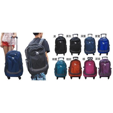 後背拉桿型三用小容量A4夾電腦提拉桿分離式360度飛機輪防水尼龍布